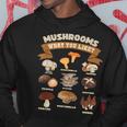 キノコ、好きなものキノコの種類 パーカー 面白い贈り物