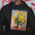クロード モネ 面白いtシャツ 花 名作 アート ひまわりのブーケ 絵画 メンズ レディース 面白い 服 パーカー 面白い贈り物