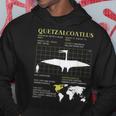 ケツァルコアトルス絶滅した巨大翼竜古生物学 パーカー 面白い贈り物