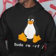 コンピューター -Udo Rm -Rf Tux Linux ペンギン プログラマー パーカー 面白い贈り物