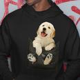 ゴールデンレトリバー ポケットに入った子犬 パーカー 面白い贈り物