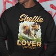 シェットランド・シープドッグ・ドッグ・シェルティー-シェルティ・ラヴァー・フォー・ライフ パーカー 面白い贈り物