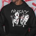 シベリアンハスキーパワーすごいかわいいハスキー パーカー 面白い贈り物