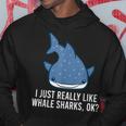 ジンベエザメが本当に好きだよ？かわいいジンベイザメ パーカー 面白い贈り物