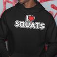 スクワットが大好き パーカー 面白い贈り物