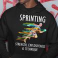 スプリント 短距離 趣味 陸上競技 スキルアップ パーカー 面白い贈り物