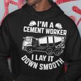 スムーズに敷設する 面白いコンクリート作業員 パーカー 面白い贈り物