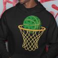 セントパトリックバスケットボールグリーンシャムロックバスケットボール パーカー 面白い贈り物