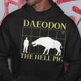 ダエオドン 地獄の豚 先史時代の絶滅した豚 パーカー 面白い贈り物