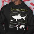 ダンクルオステウス デボン紀の海の怪物 絶滅動物 パーカー 面白い贈り物