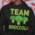 チーム ブロッコリー ビーガン ベジタリアン 植物ベース 野菜 パーカー 面白い贈り物