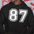 チームジャージーナンバー87 スポーツギフト パーカー 面白い贈り物