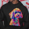 トイプードル愛好家デザイン ポップアート 面白いトイプードル 犬 パーカー 面白い贈り物