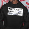 トッテナム フットボールチーム ホワイト ハートレーン ストリートサイン パーカー 面白い贈り物