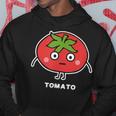 トマト 顔 イラスト かわいい おもしろ 面白い 簡単 シンプル ゆるい 野菜 パーカー 面白い贈り物