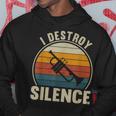 トランペット奏者 I Destroyilence Recto Trumpet Lovers パーカー 面白い贈り物
