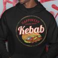 ドネルケバブ レトロ スナック ビンテージ ストリート フード グルメ お土産 パーカー 面白い贈り物