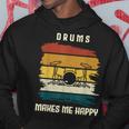 ドラマーtシャツ ドラマー ヴィンテージギフト パーカー 面白い贈り物