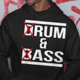 ドラムンベース Dnb 面白いモチーフ パーカー 面白い贈り物