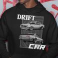ドリフトカー ジャパニーズクラシックチューニングカー パーカー 面白い贈り物
