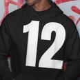 ナンバー12 シャツ。十二 パーカー 面白い贈り物