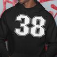 ナンバー38 スポーツ ナンバープレイヤー ナンバー38 パーカー 面白い贈り物