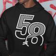 ナンバー58 スポーツジャージ 58 誕生日 パーカー 面白い贈り物