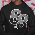 ナンバー68 スポーツジャージ 68 誕生日 パーカー 面白い贈り物
