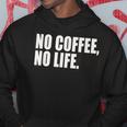 ノー・コーヒー・ノー・ライフ パーカー 面白い贈り物