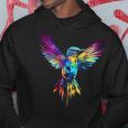 ハチドリ カラフル アート 動物 グラフィック 鳥 ハチドリ パーカー 面白い贈り物
