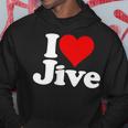 ハートジャイブジャズダンスミュージックが大好き パーカー 面白い贈り物