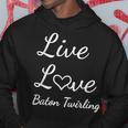 バトントワラー ライブ・ラブ・バトントワリング パーカー 面白い贈り物