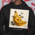 バナナの波はよく滑る パーカー 面白い贈り物