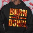 バーン・イット・ダウン・ファイヤー・フレイムズ パーカー 面白い贈り物