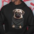 パグ 面白いtシャツ イヌ ポケット わんこ メンズ 犬好き グッズ かわいい おもしろ 面白い 服 ネタ パーカー 面白い贈り物