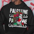 パレスチナのバンダナを持つパレスチナの少女 パレスチナ人 パーカー 面白い贈り物