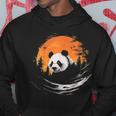 パンダ 森 ポートレート 動物好き 自然 グラフィック パンダ パーカー 面白い贈り物