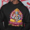 ヒンドゥー教の神ヴィシュヌ ヴィシュヌ ヒンドゥー教 守護の象徴 パーカー 面白い贈り物