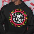 ビーガンバイブ 面白い 菜食主義 草食動物 ベジタリアン感謝 パーカー 面白い贈り物