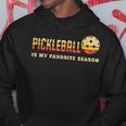 ピックルボールは私の好きな季節 面白いピックルボール パーカー 面白い贈り物