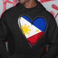 フィリピン独立記念日 I Love Philippines 国旗 ハート パーカー 面白い贈り物