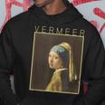 フェルメール 真珠の耳飾りの少女 面白いtシャツ 絵画 アート メンズ 面白い 服 美術 グッズ 油彩画 パーカー 面白い贈り物