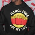 フライドポテト フライドポテトは私の人生 フライドポテト パーカー 面白い贈り物