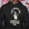 フンボルトペンギン大好き パーカー 面白い贈り物