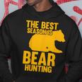 ベストシーズンはクマ狩りハンター パーカー 面白い贈り物