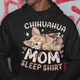 ベスト・チワワ・ママ・スリープ・シャツ、子犬と犬 パーカー 面白い贈り物
