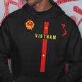 ベトナム国旗、ベトナムのシルエットマップ、紋章 パーカー 面白い贈り物