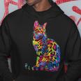 ベンガル猫ポップアート パーカー 面白い贈り物