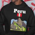ペルー お土産 インカ マチュピチュ ペルー国旗 アンデス山脈 パーカー 面白い贈り物