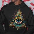 ホルスアイ オールシーイングアイ ピラミッド イルミナティ フリーメイソン パーカー 面白い贈り物